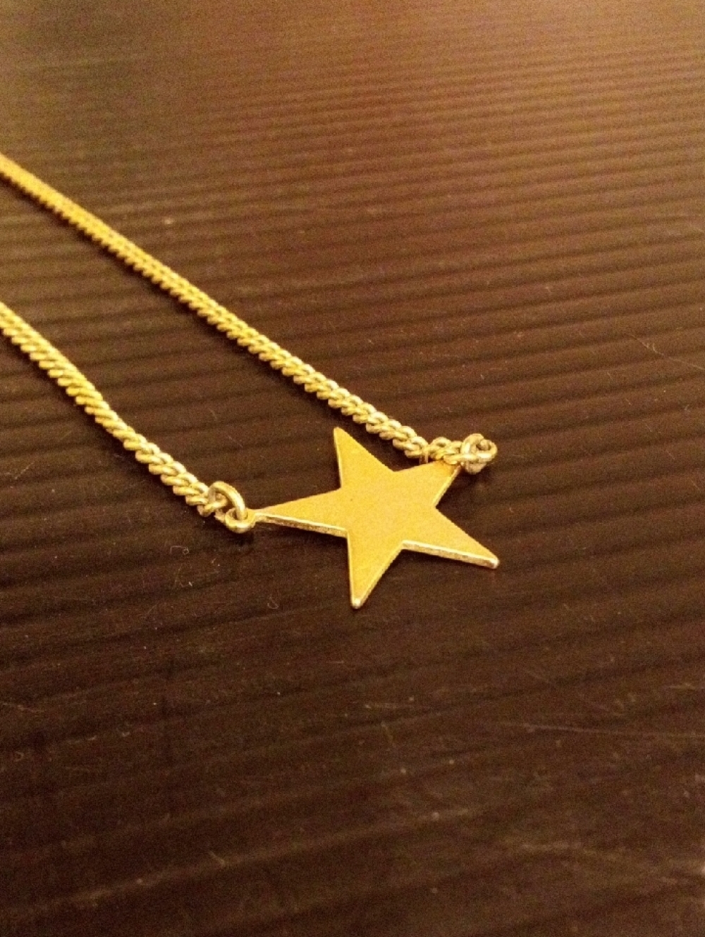 Gold Star Pendant Necklace - Minimal Women's Jewelry